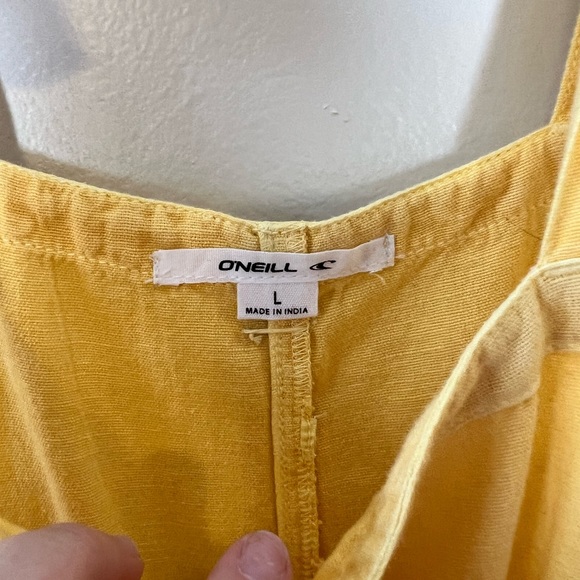NWT Womens O’Neill Yellow Romper, Size Large - Picture 5 of 5